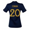 Frankrike Kingsley Coman #20 Hjemmedrakt Kvinner VM 2022 Kortermet
